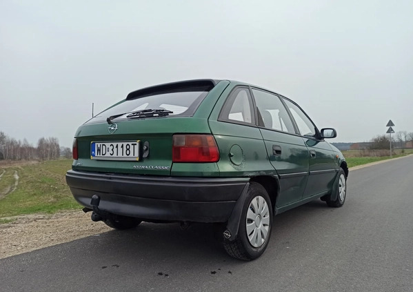 Opel Astra cena 1500 przebieg: 167000, rok produkcji 1999 z Warszawa małe 277